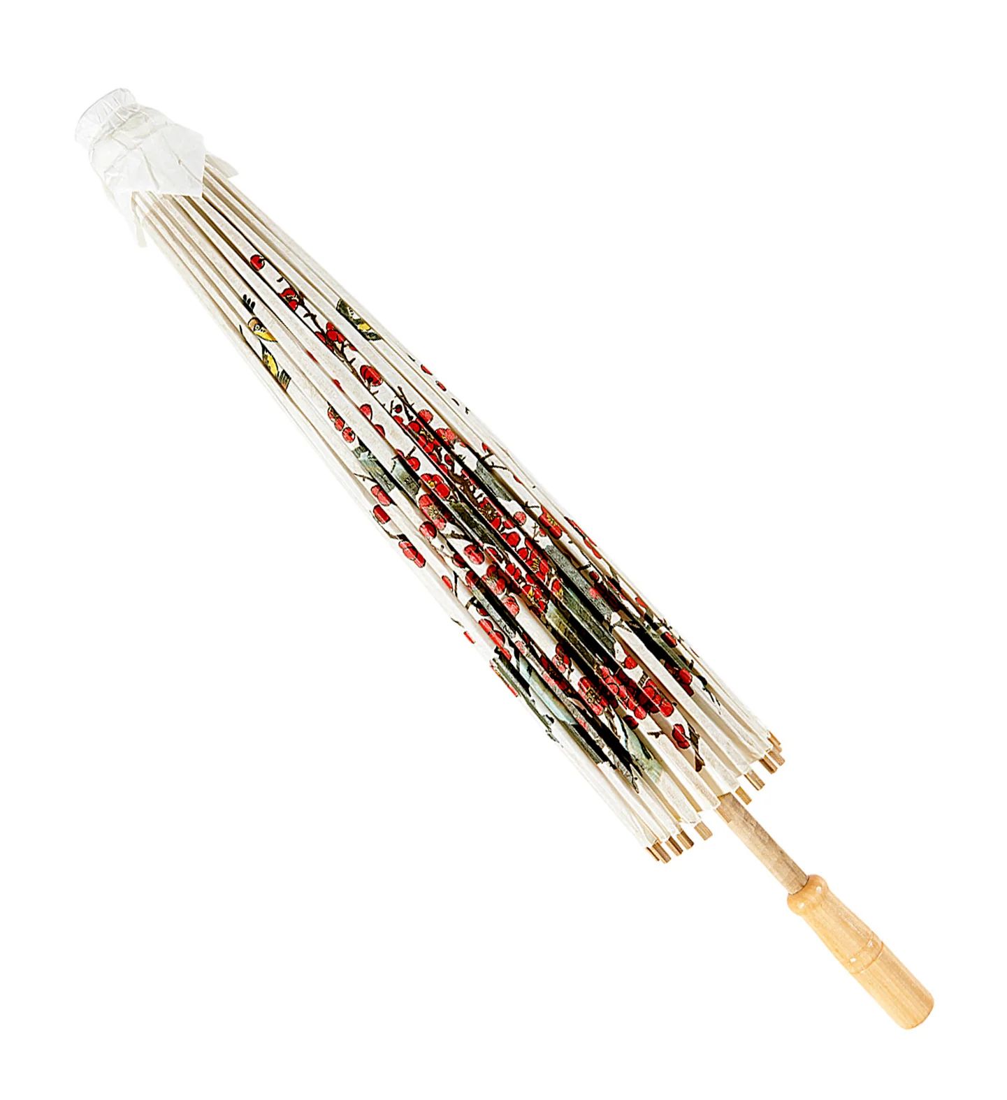 Oosterse Paraplu Rijstpapier, Wit - Image 3