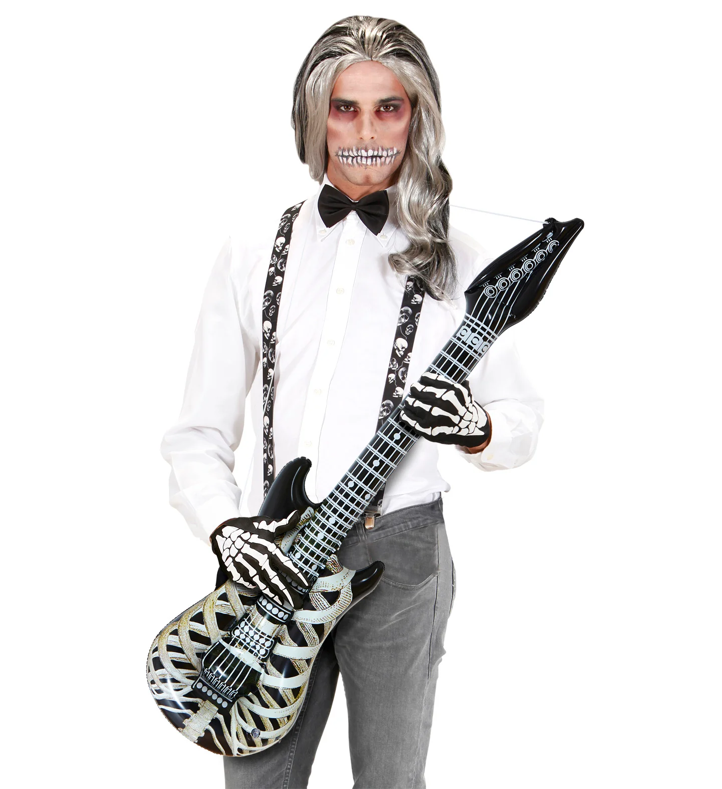 Opblaasbaar skelet met gitaar - Image 4