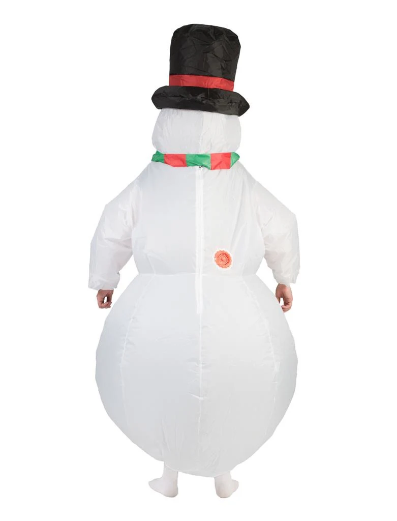 Opblaasbaar sneeuwman kostuum - Image 2