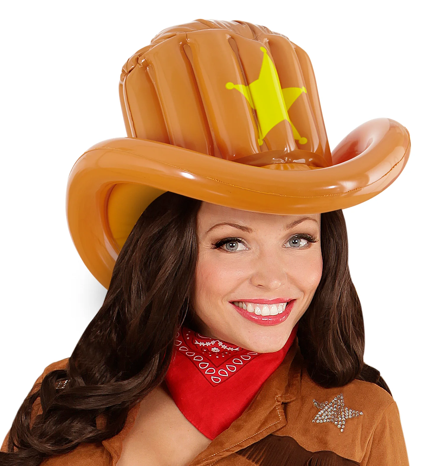 Opblaasbare cowboy hoeden - Image 3