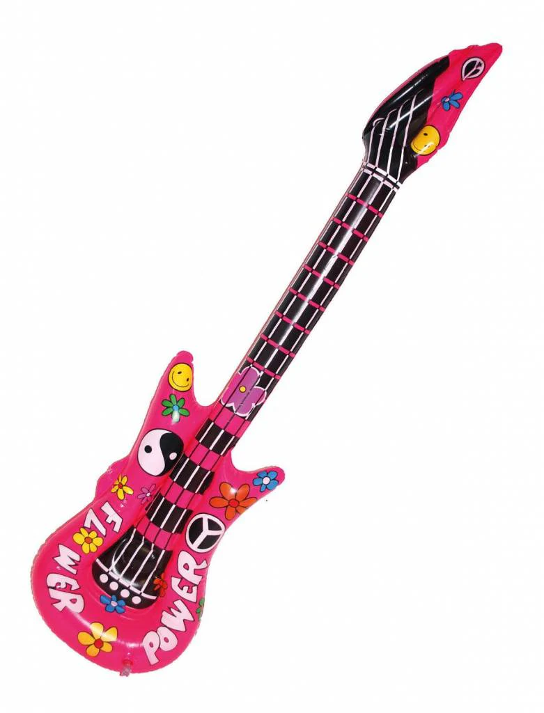Opblaasbare gitaar flower power