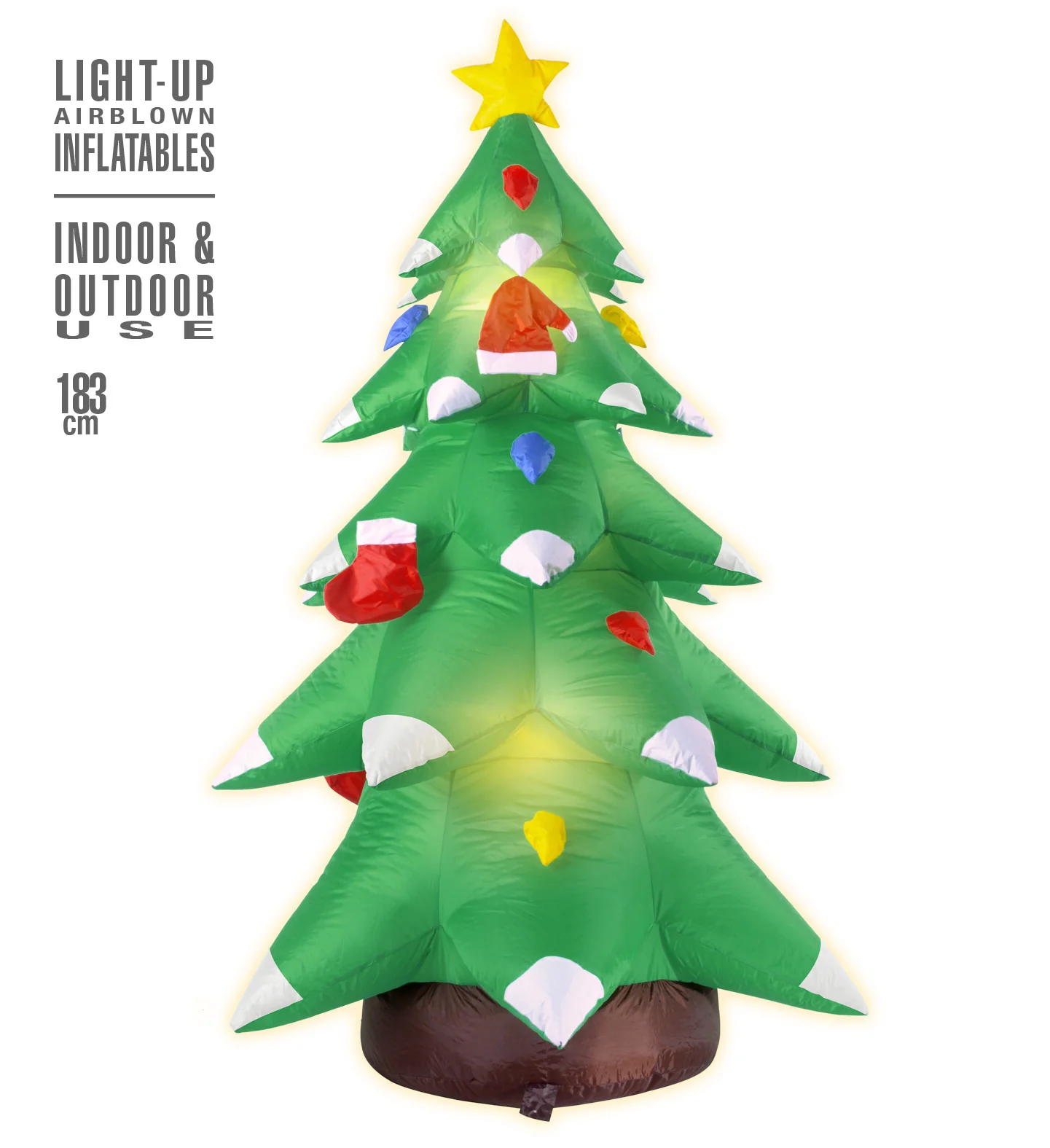Opblaasbare kerstboom 183cm - Image 2
