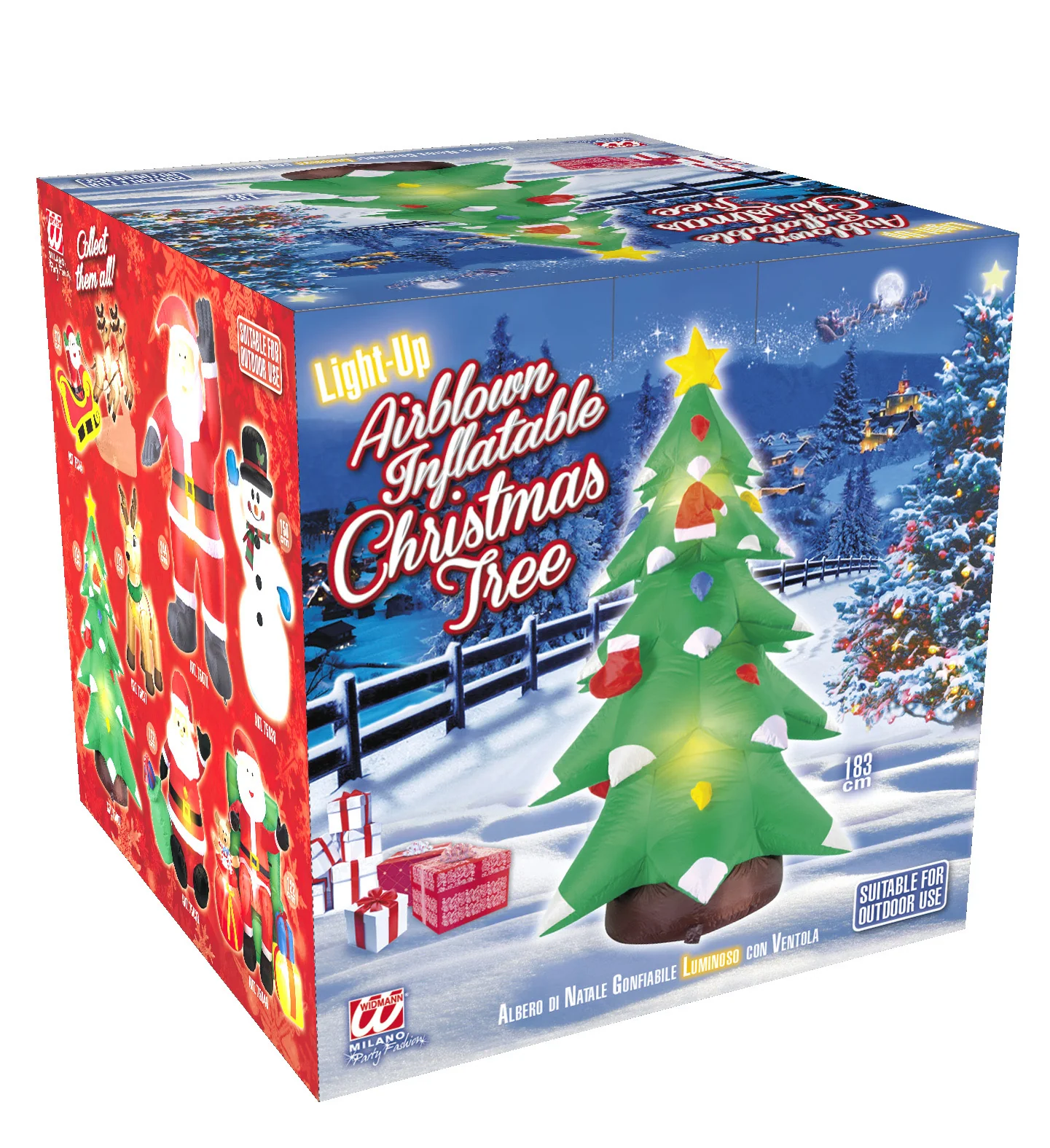 Opblaasbare kerstboom 183cm - Image 3