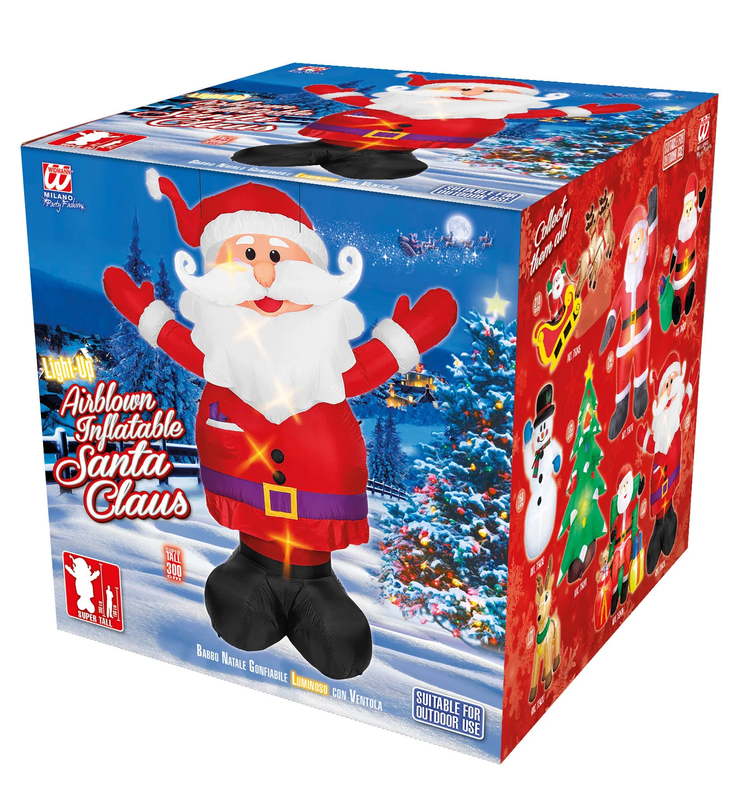 Opblaasbare kerstman met licht Santa - Image 4