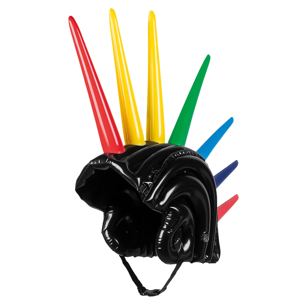 Opblaasbare spikes helm - Image 2