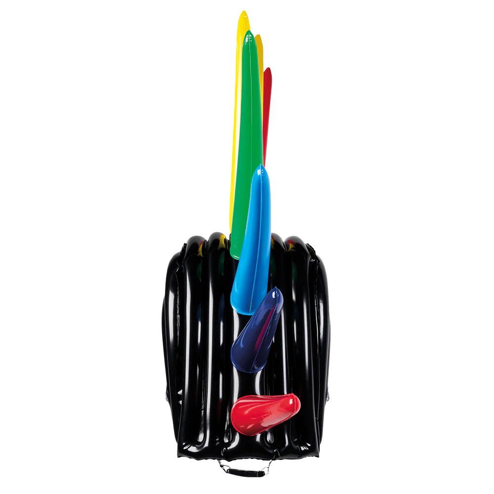 Opblaasbare spikes helm - Image 4