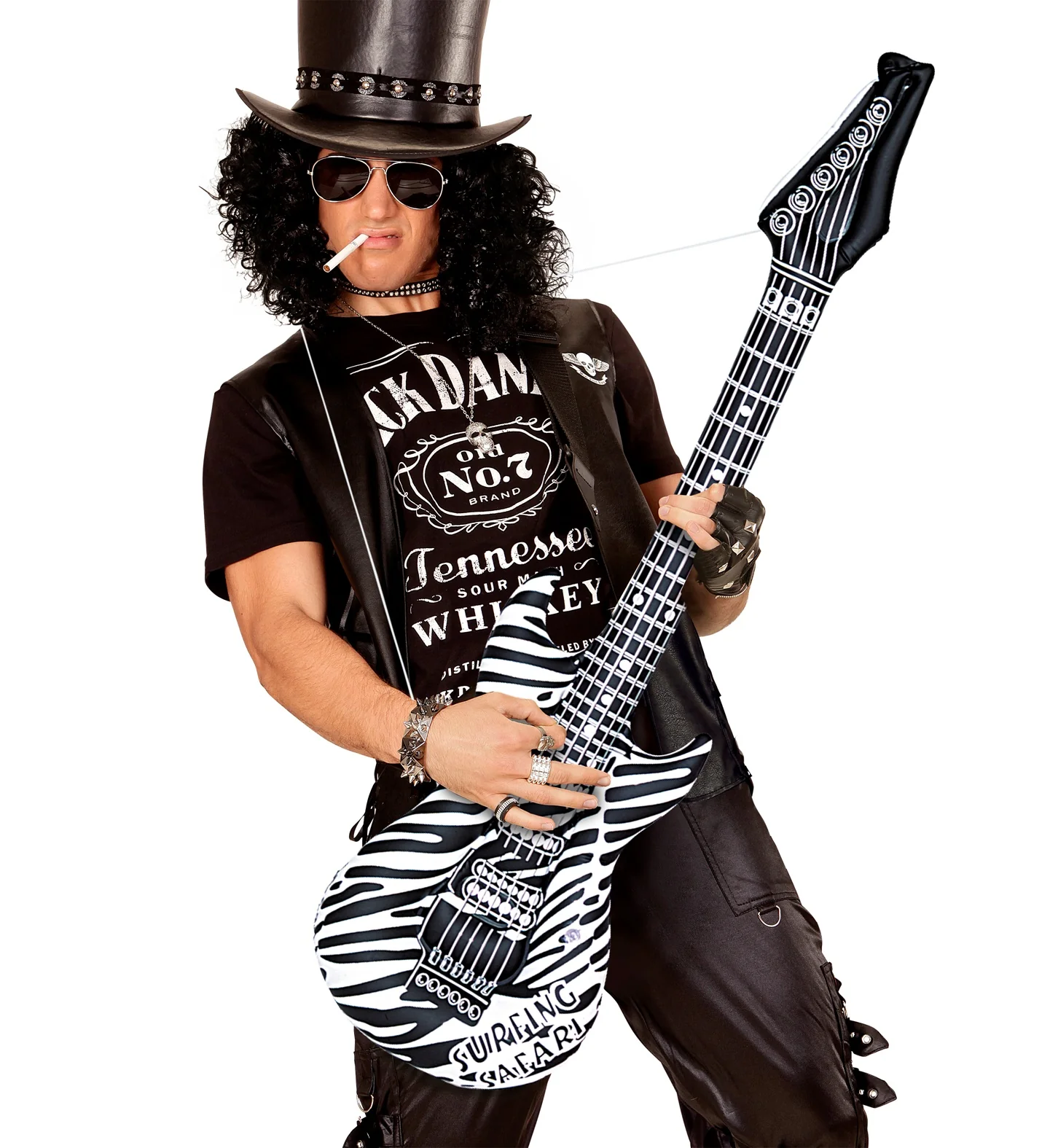 Opblaasbare zebra gitaar - Image 2
