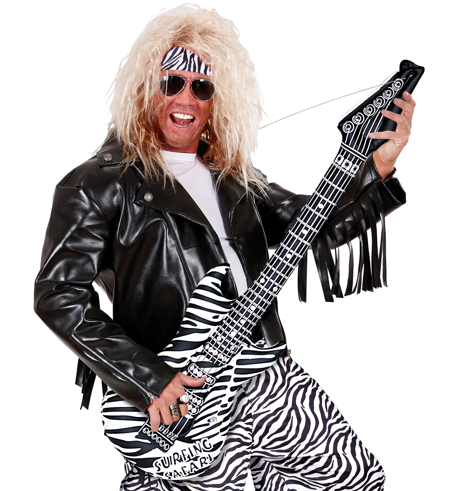 Opblaasbare zebra gitaar - Image 5