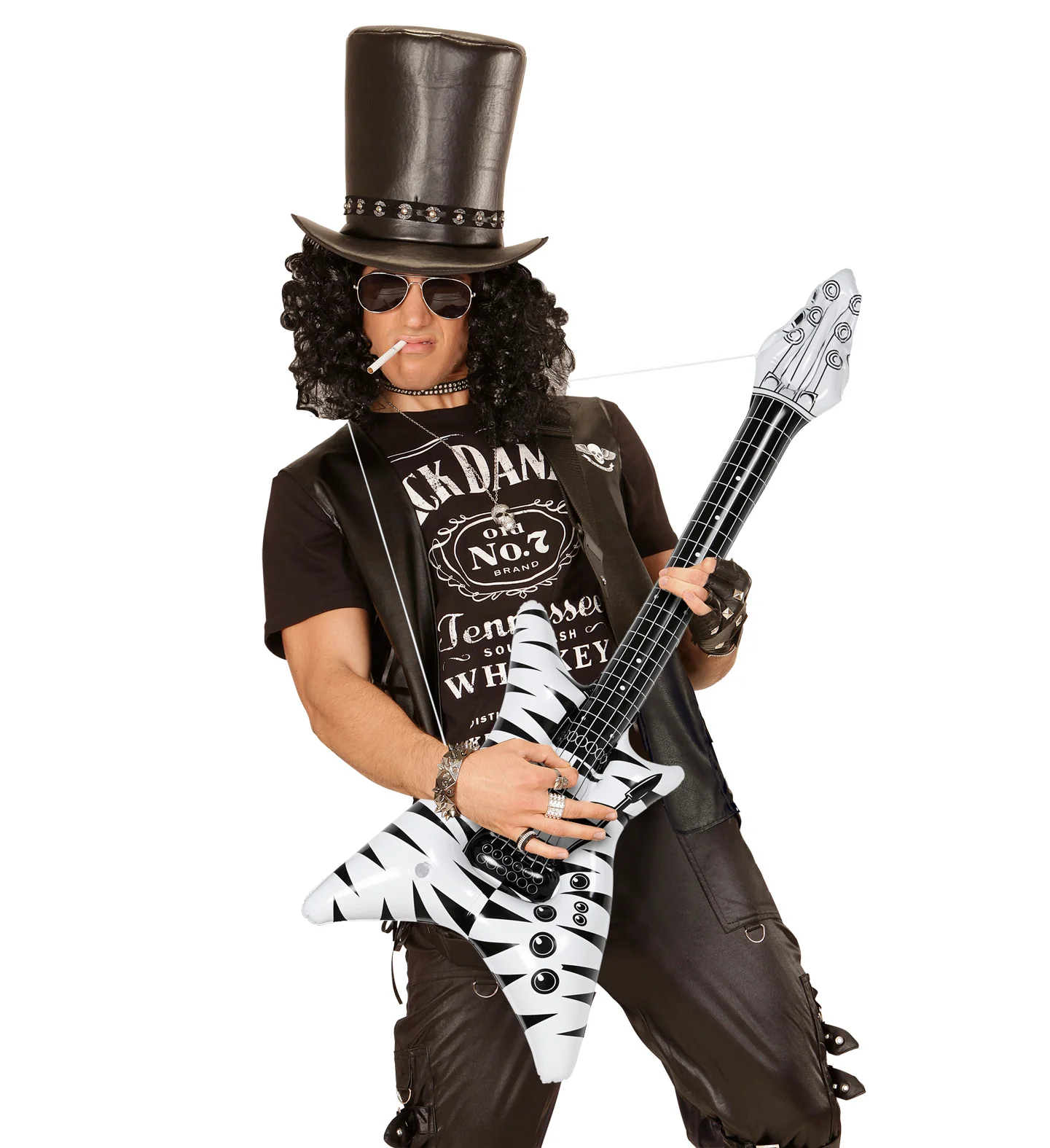 Opblaasbare zebra gitaar - Image 2