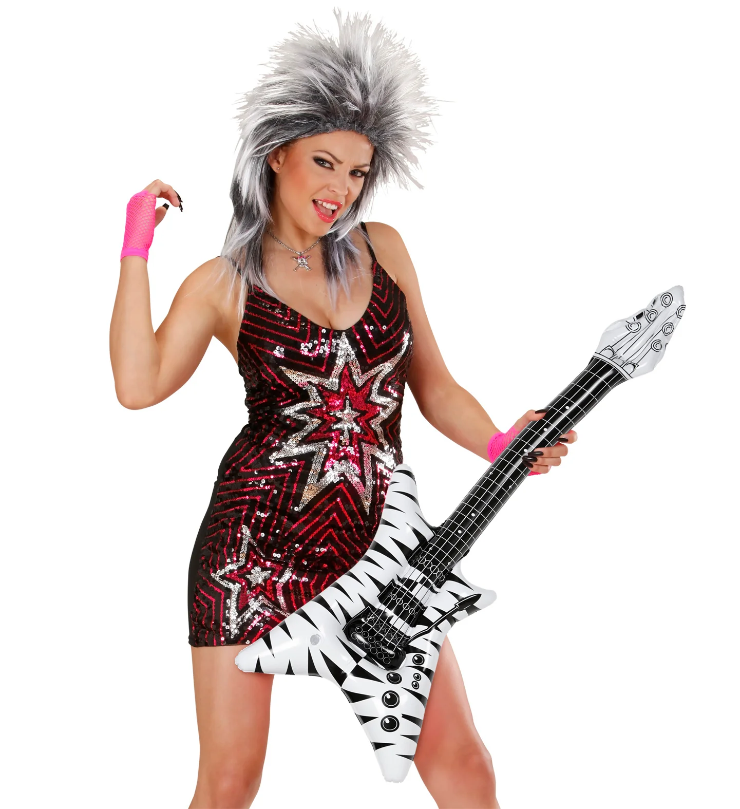 Opblaasbare zebra gitaar - Image 3