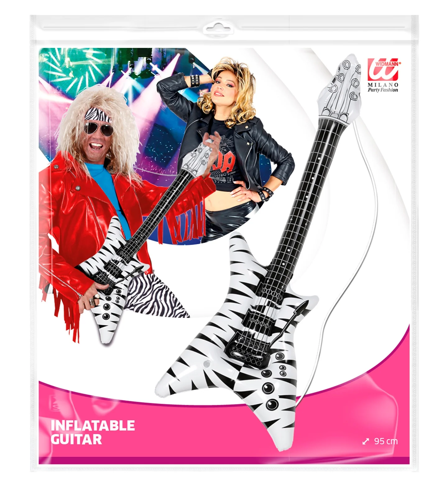 Opblaasbare zebra gitaar - Image 4
