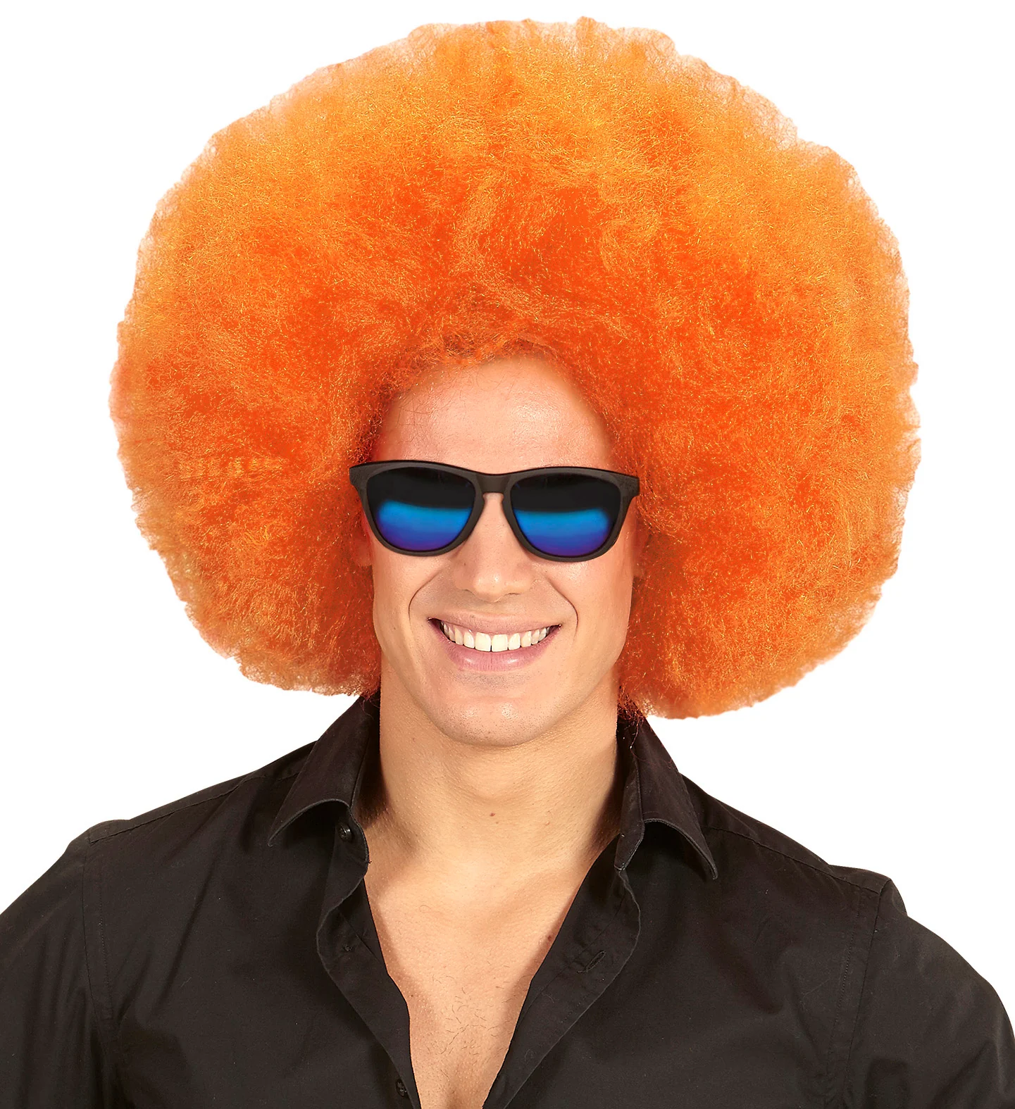 Oranje oversized Afropruik - Image 2