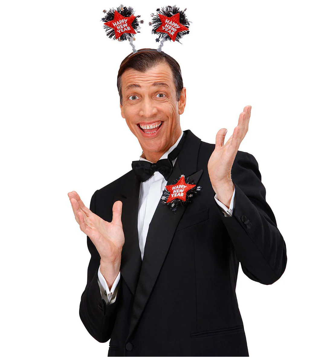 Broche Happy New Year rood - Image 2
