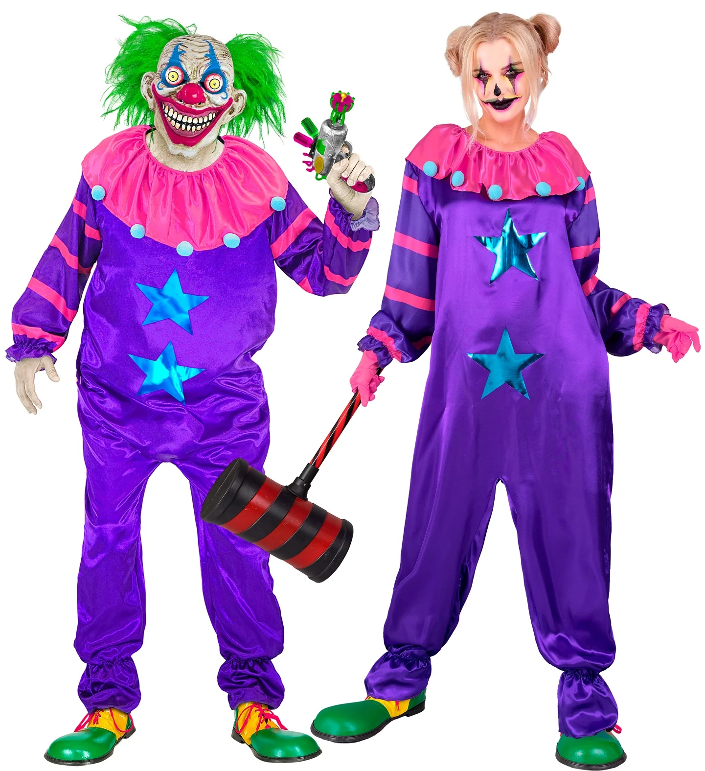 Horror Clown jumpsuit Creapy - Image 2