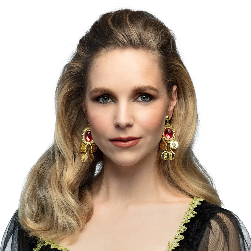 Paar oorbellen Ruby romeinse - Image 2