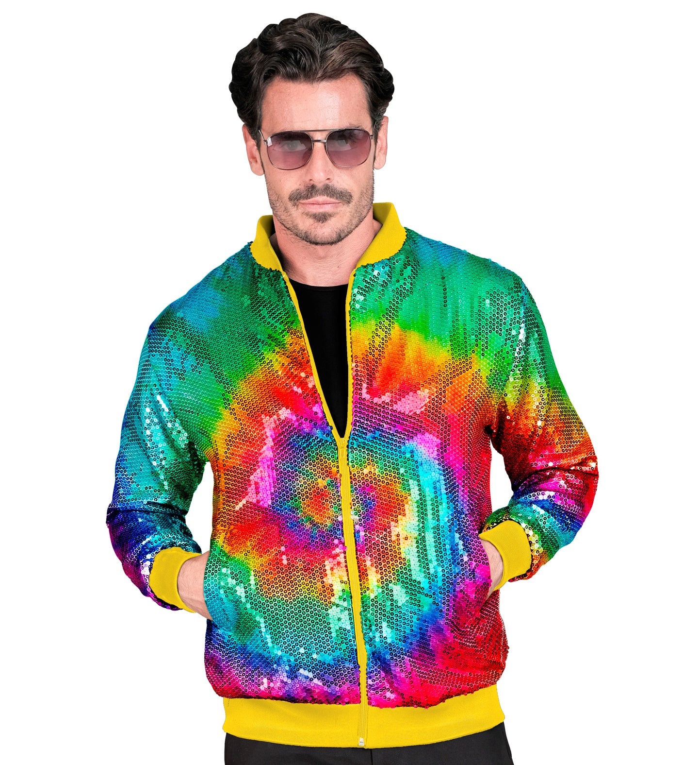 Bomberjas pailletten Hippie tie dye - Image 2