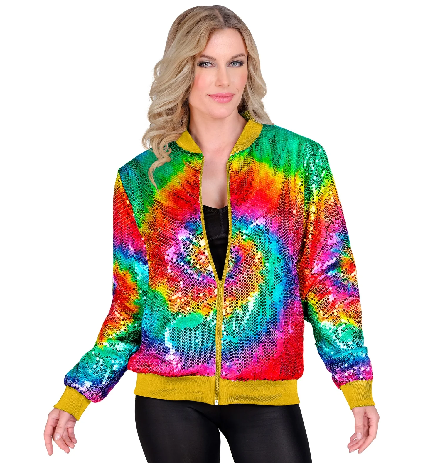 Bomberjas pailletten Hippie tie dye - Image 3