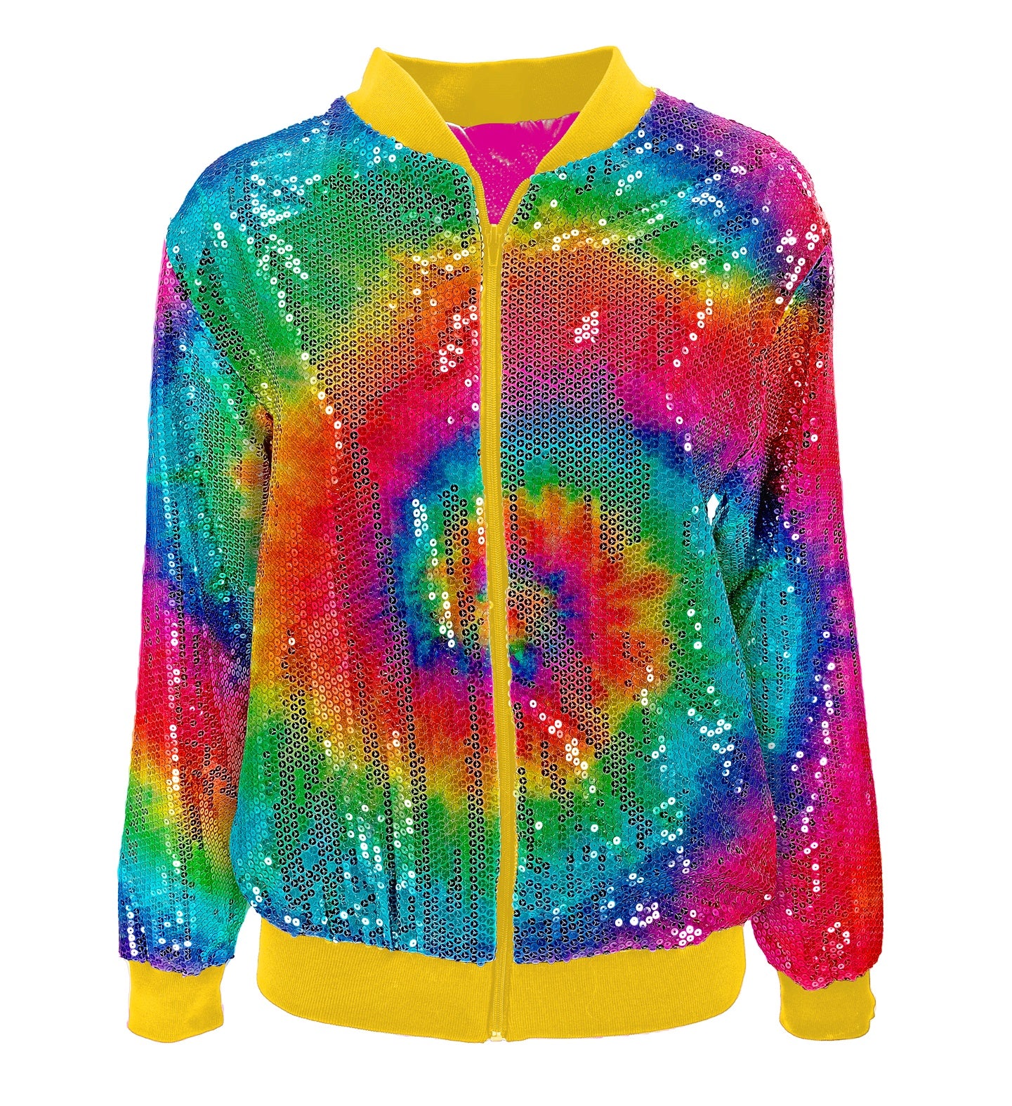 Bomberjas pailletten Hippie tie dye - Image 4