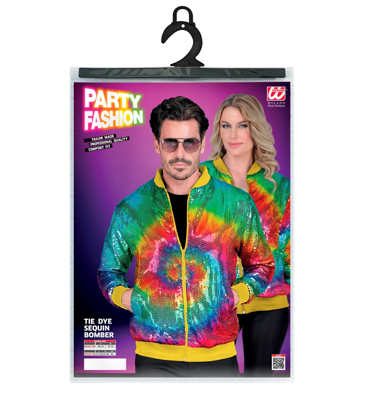Bomberjas pailletten Hippie tie dye - Image 5