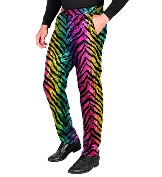Pailletten broek regenboog tijger Niels - Image 3