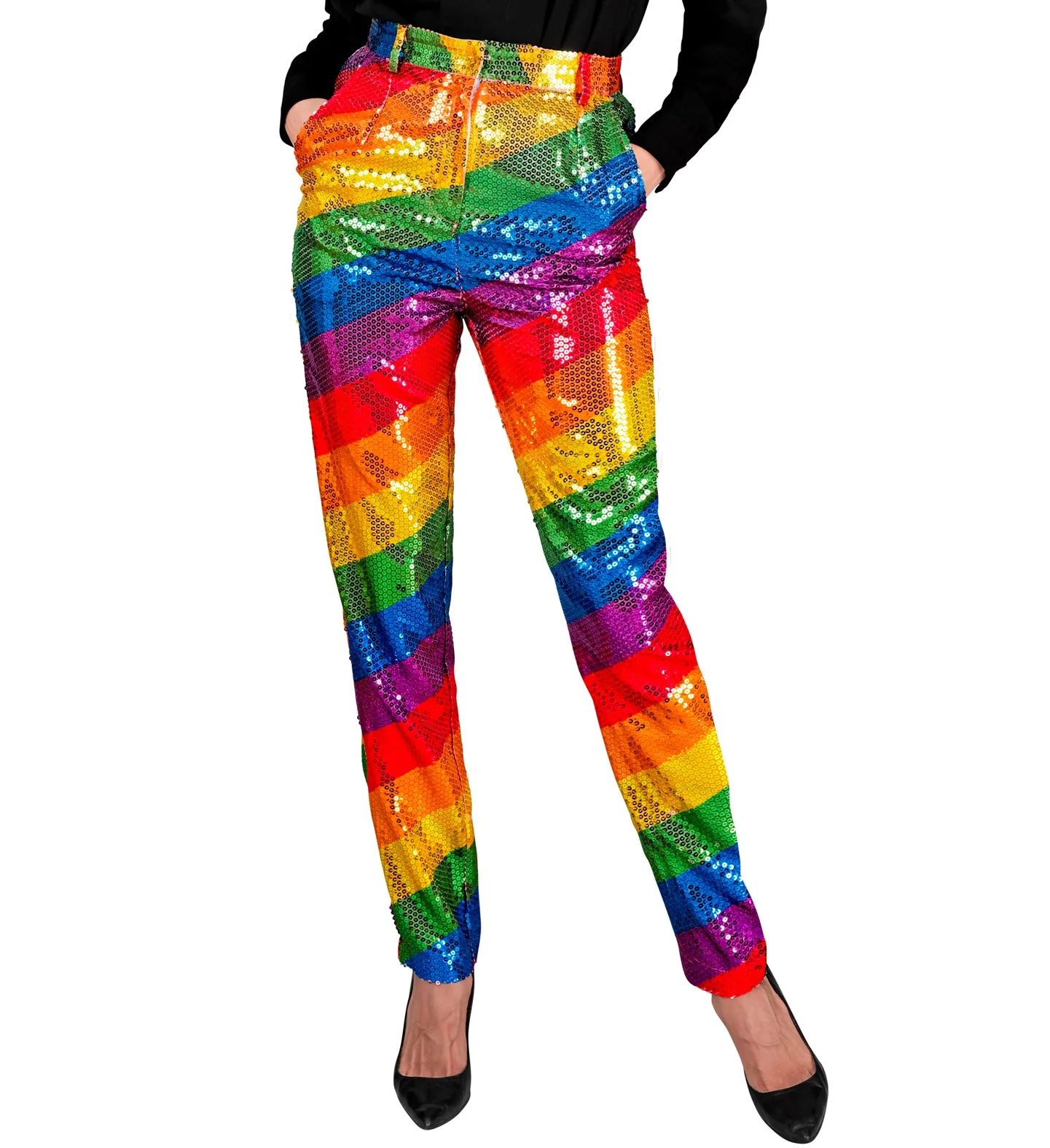 Paillettenbroek Mara regenboog - Image 2