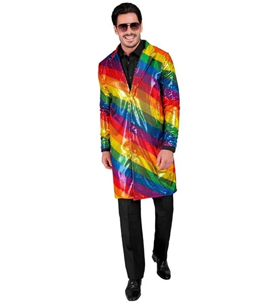 Paillettenjas regenboog Pride - Image 3