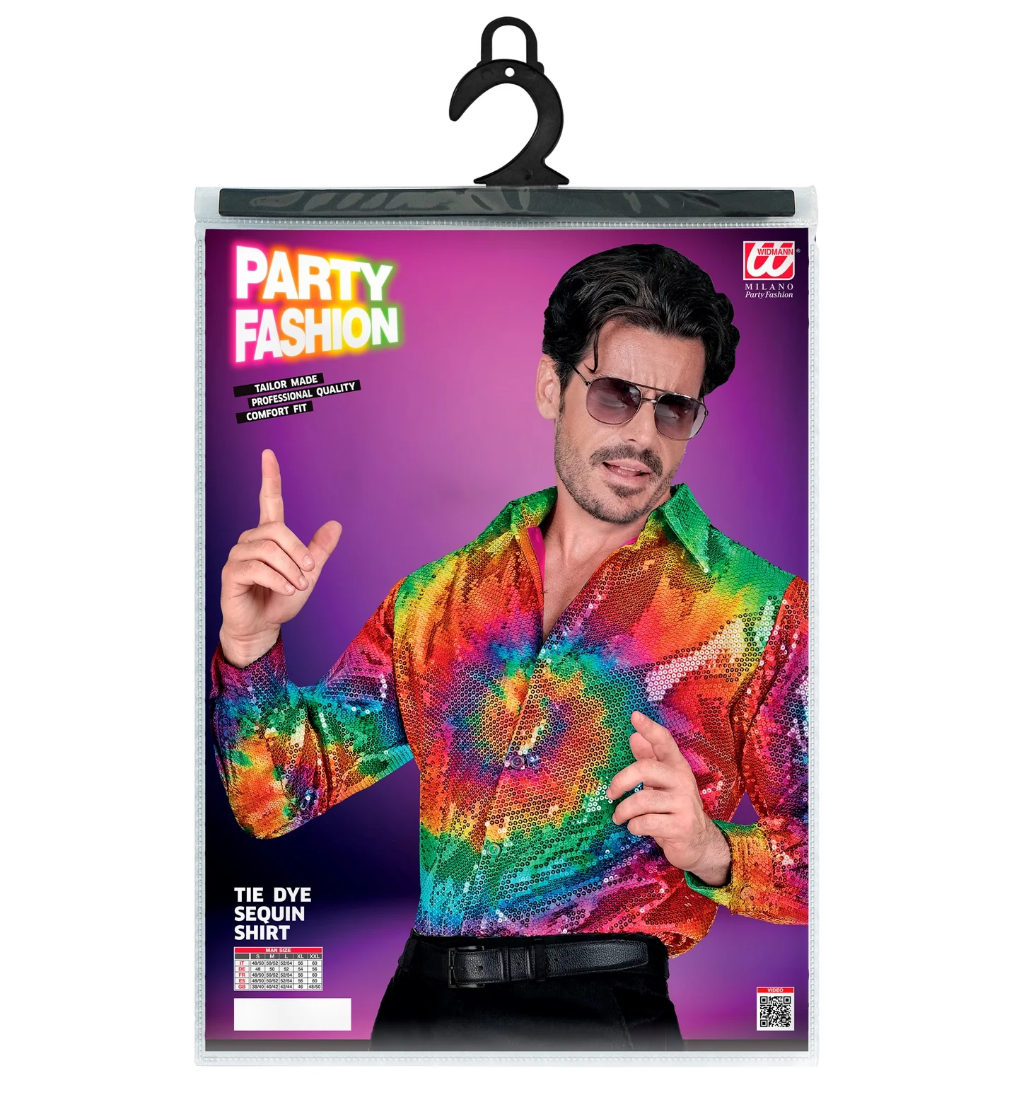 Hippie paillettenshirt Tie Dye - Image 3