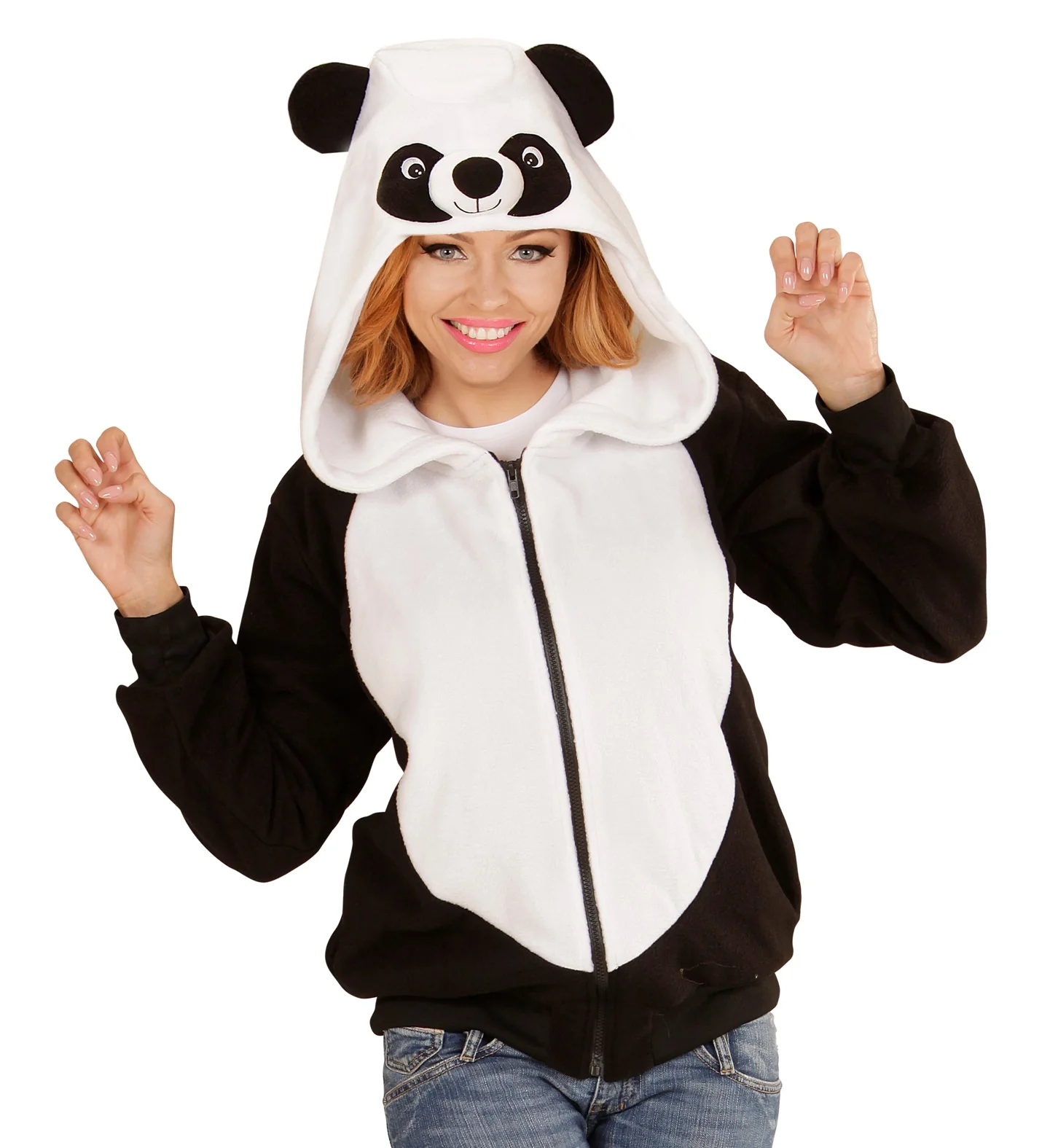 Panda truitjes met ritssluiting