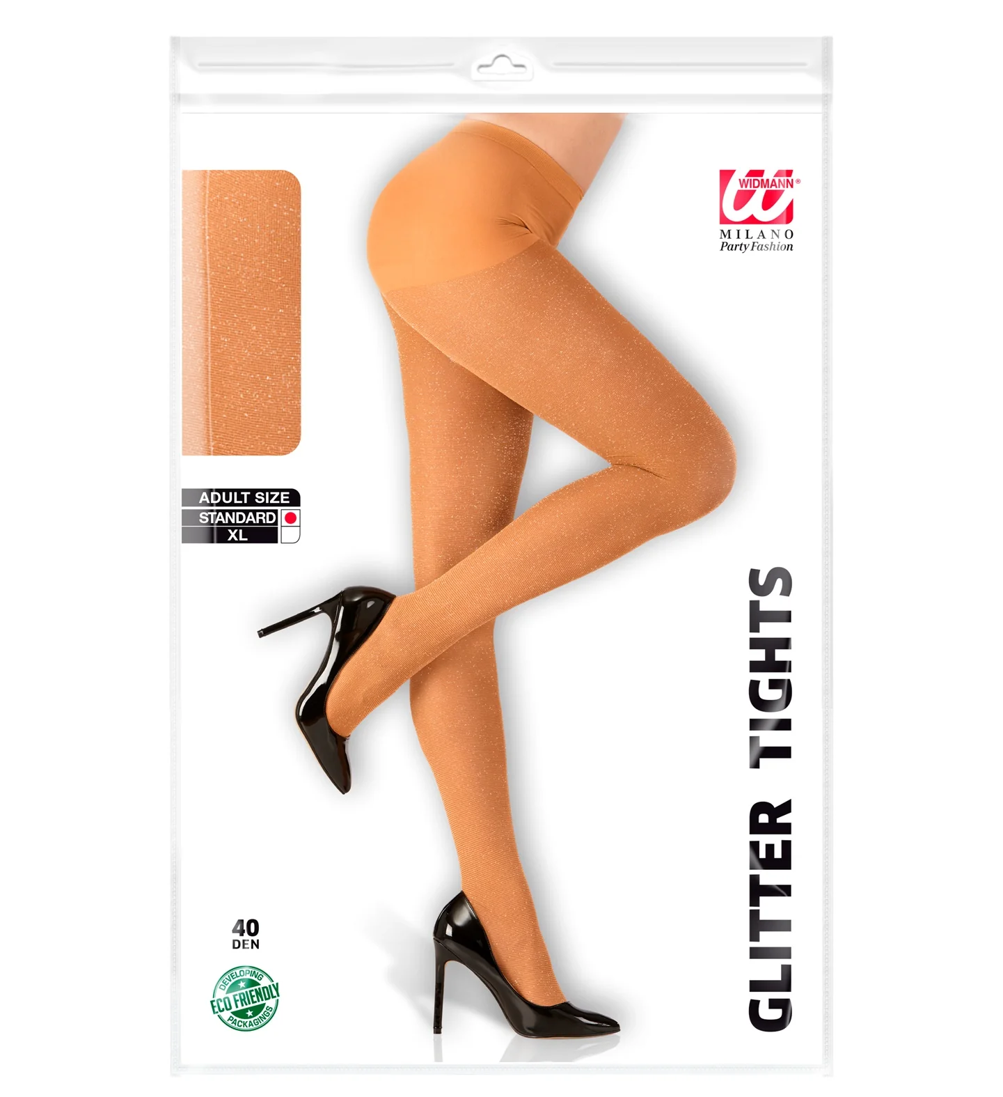Glitter panty goud dames - Image 2