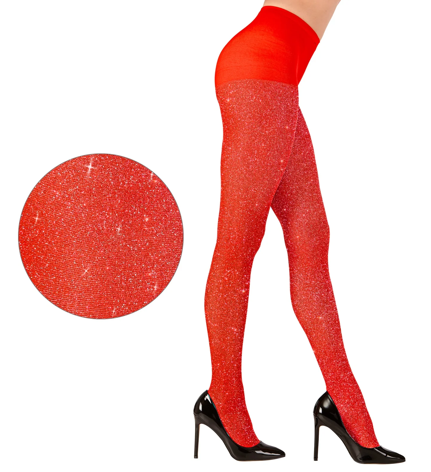 Glitter panty rood dames - Image 2