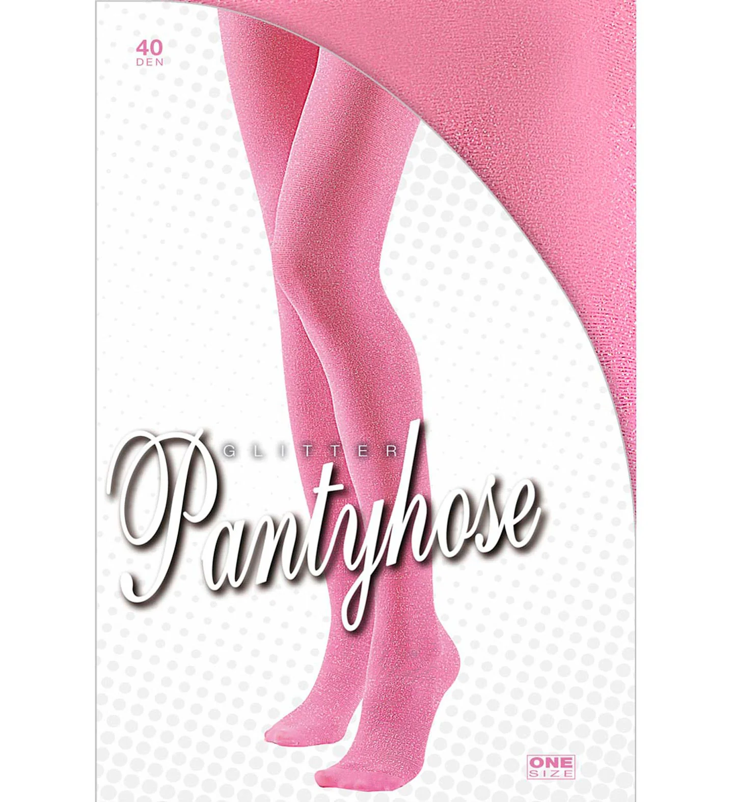 Glitter panty roze dames - Image 3