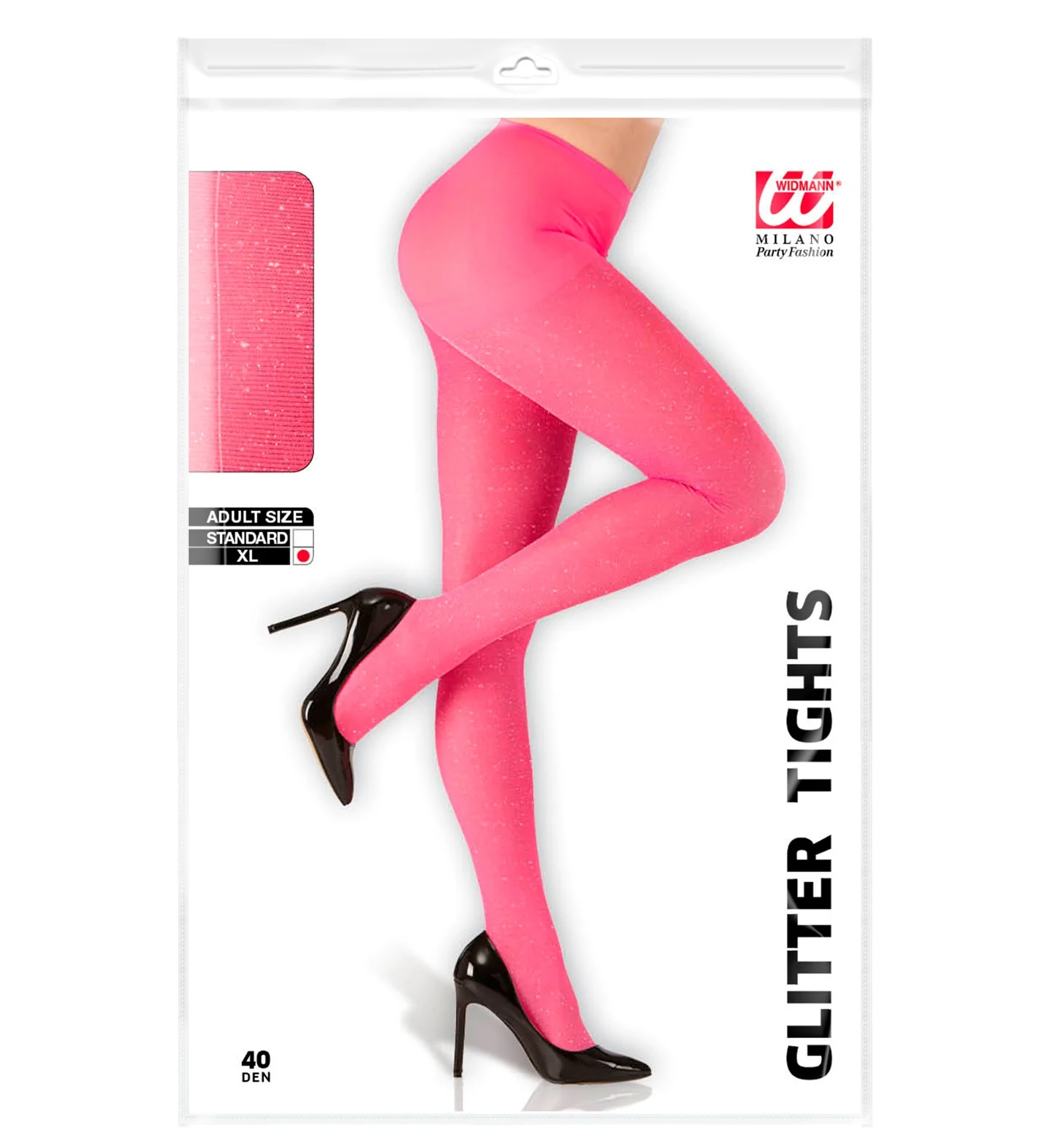 Glitter panty roze dames - Image 4