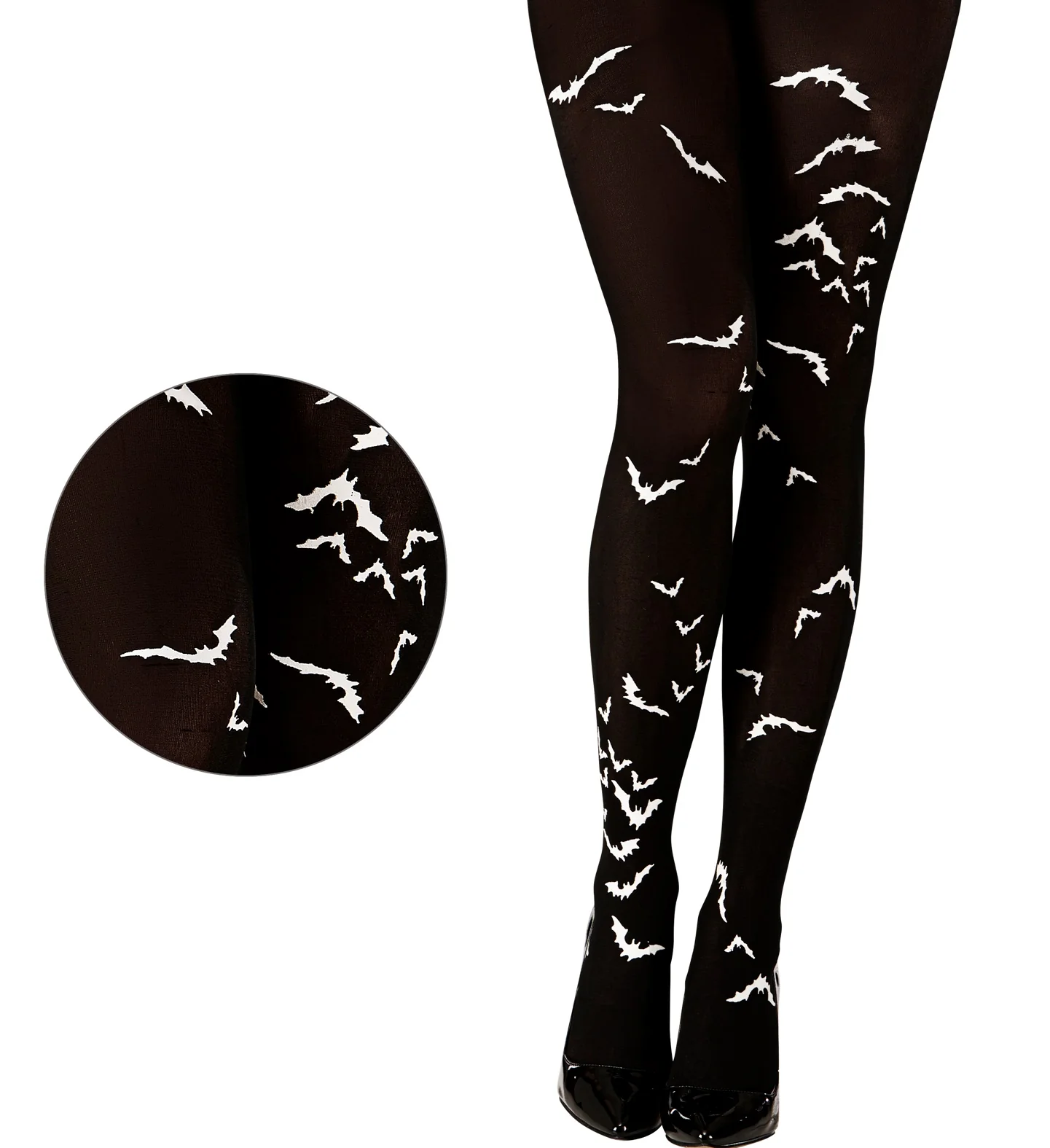 panty zwart met vleermuis - Image 3