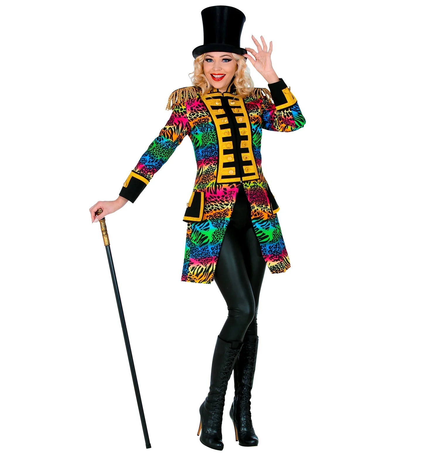 Slipjas disco zebra jaren 80 dames - Image 4