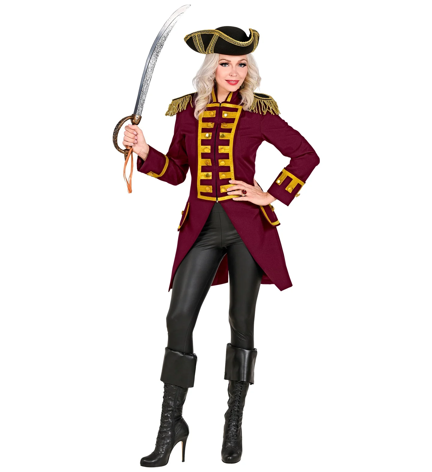 Slipjas rood/ bordeaux dames - Image 4