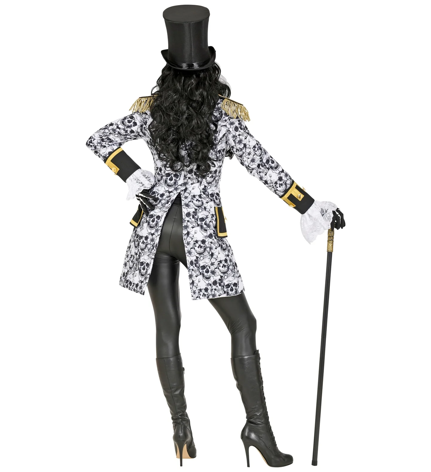 Slipjas halloween schedels dames - Image 3