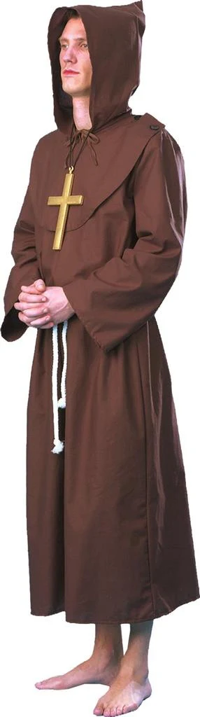 Monnik kostuum bruin - Image 2