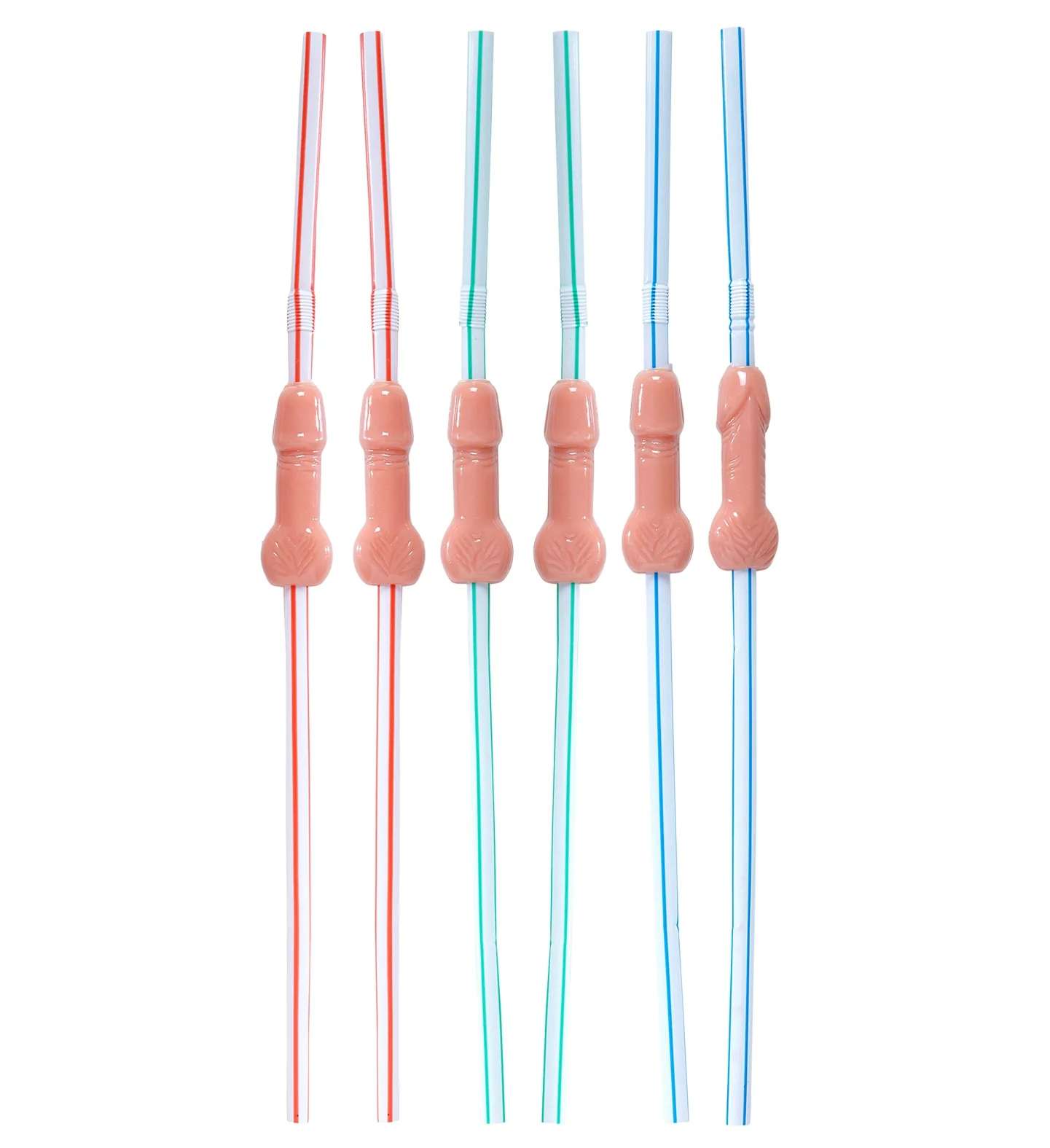 Piemel rietjes meerkleurig