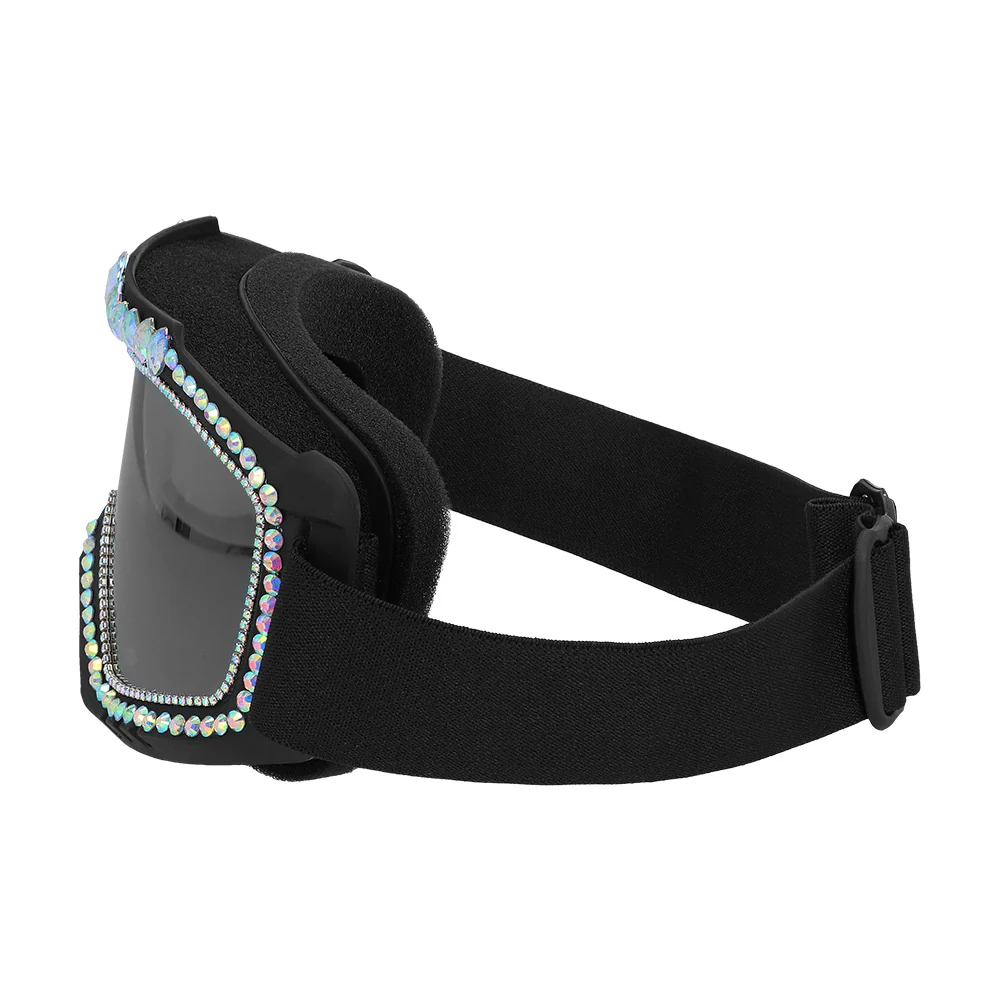 Skibril zwart Galaxy met diamantjes - Image 5