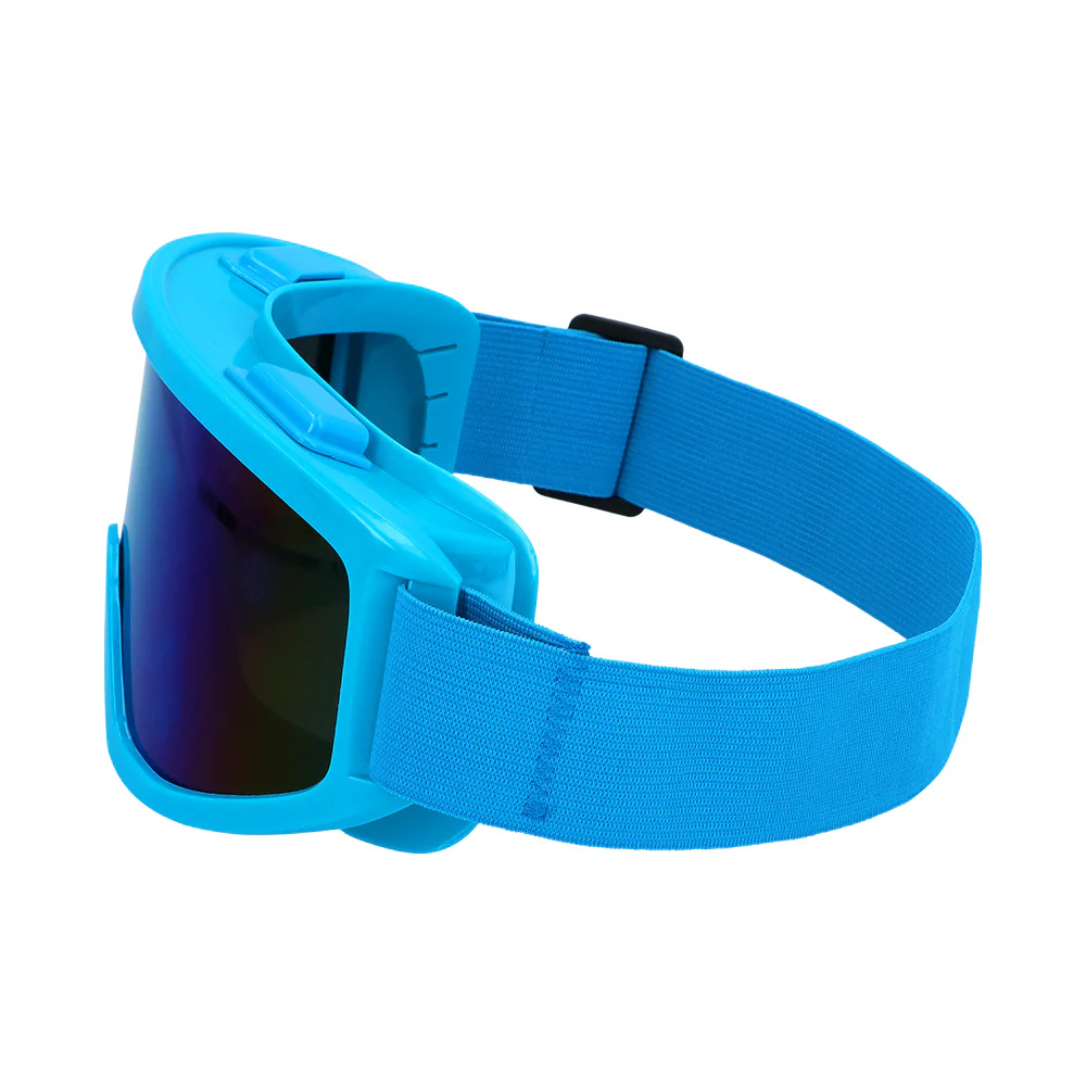 Skibril neon blauw unisex - Image 4