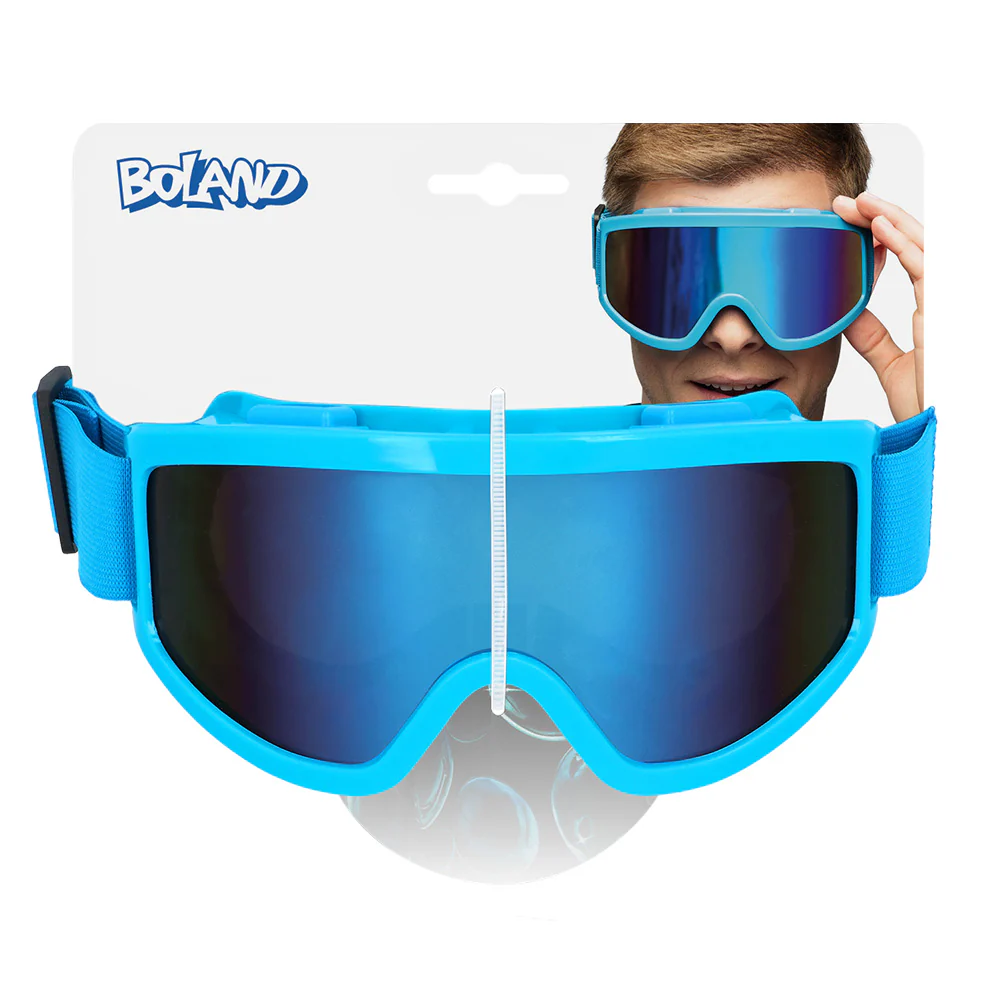 Skibril neon blauw unisex - Image 6