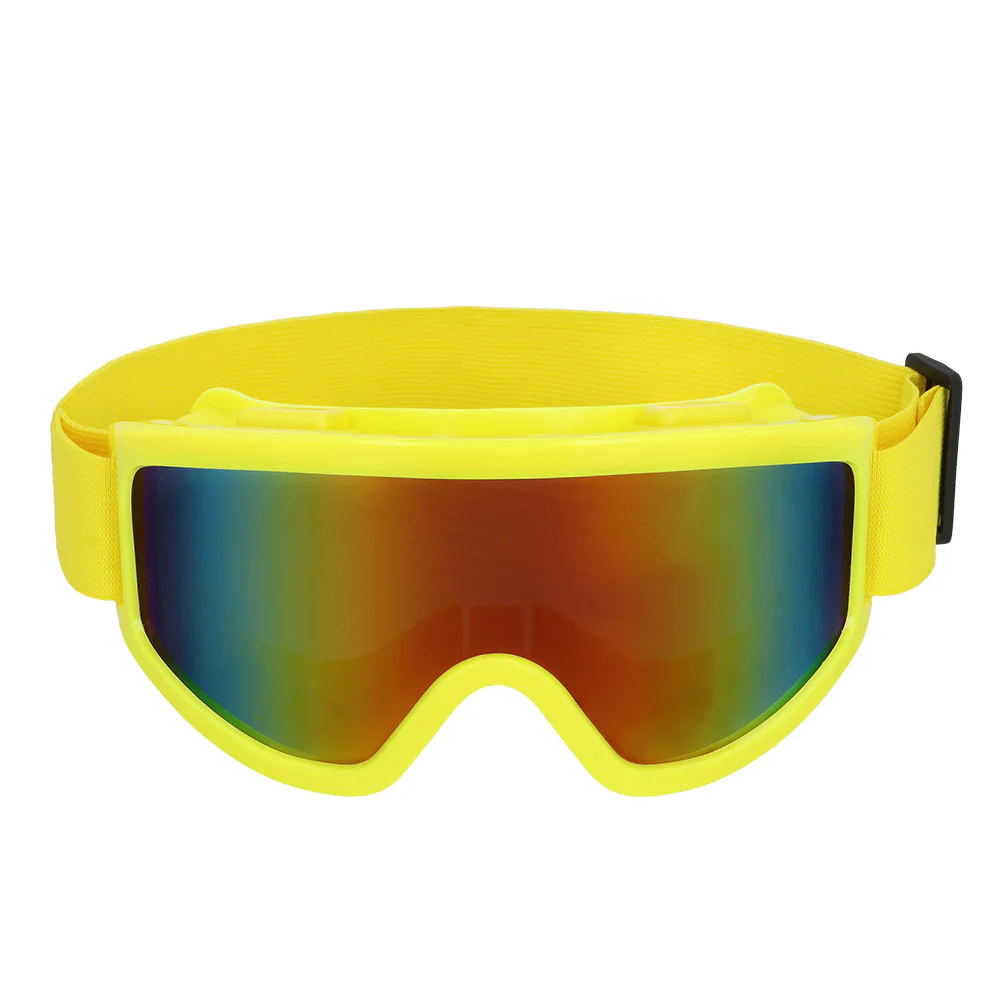 Skibril neon geel unisex