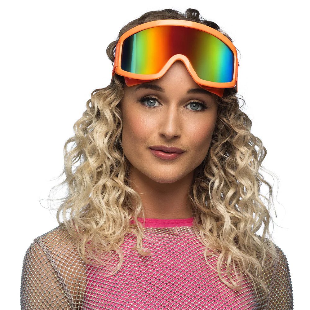Skibril neon oranje unisex - Image 2