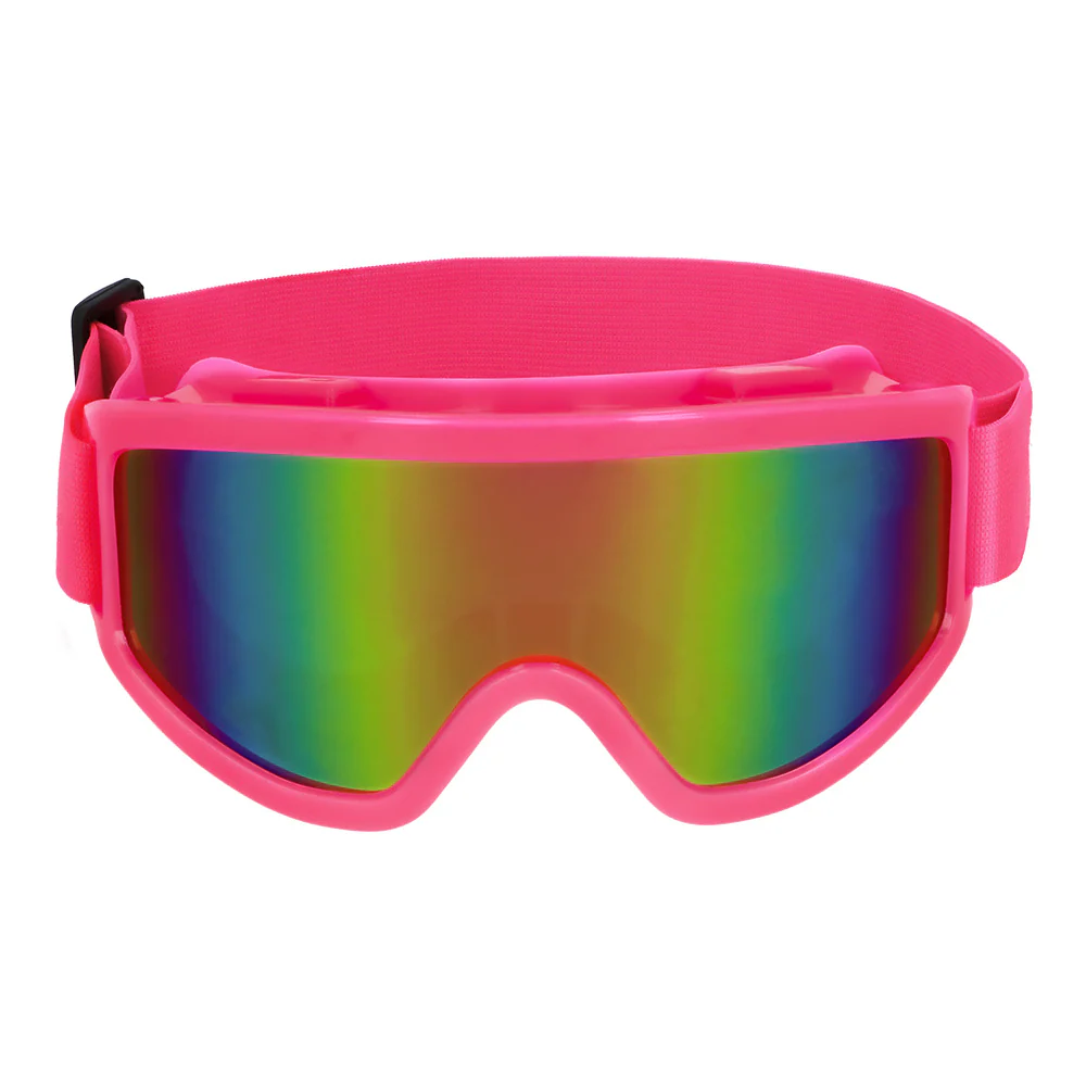 Skibril neon roze unisex