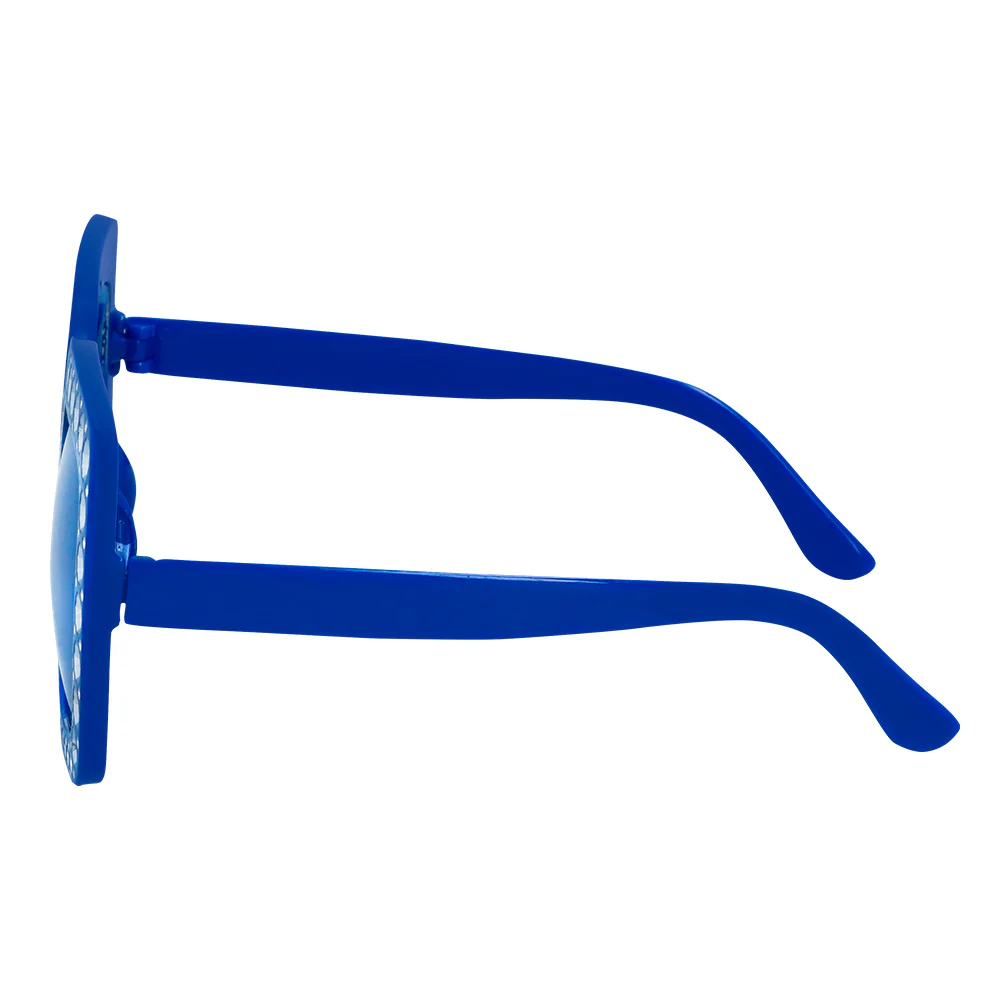 Bril Bling bling blauw - Image 4