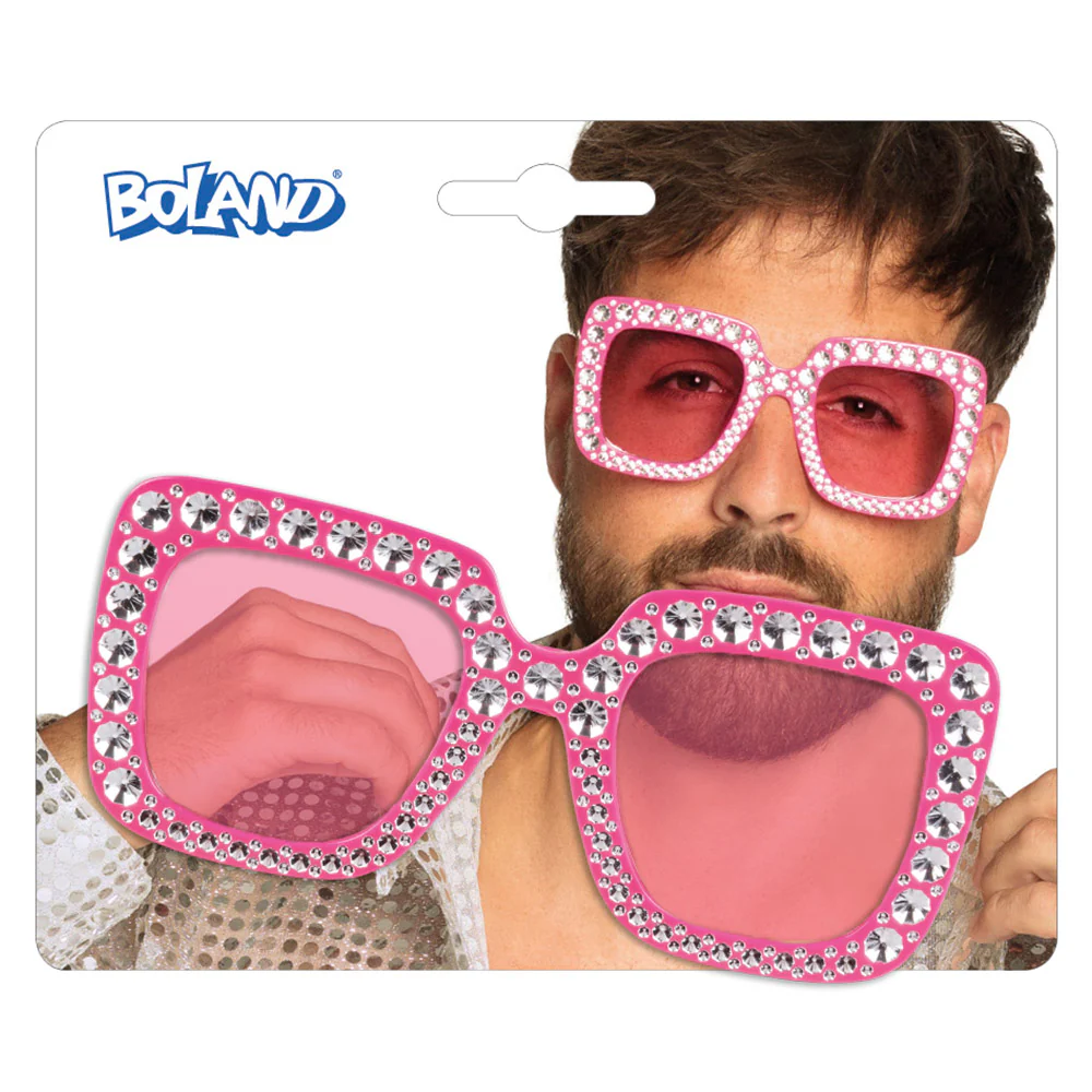 Bril Bling bling knalroze - Image 6