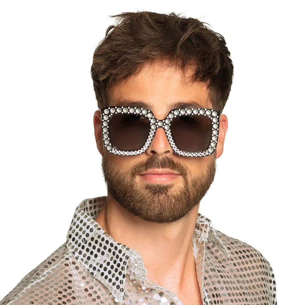 Bril Bling bling zwart - Image 3