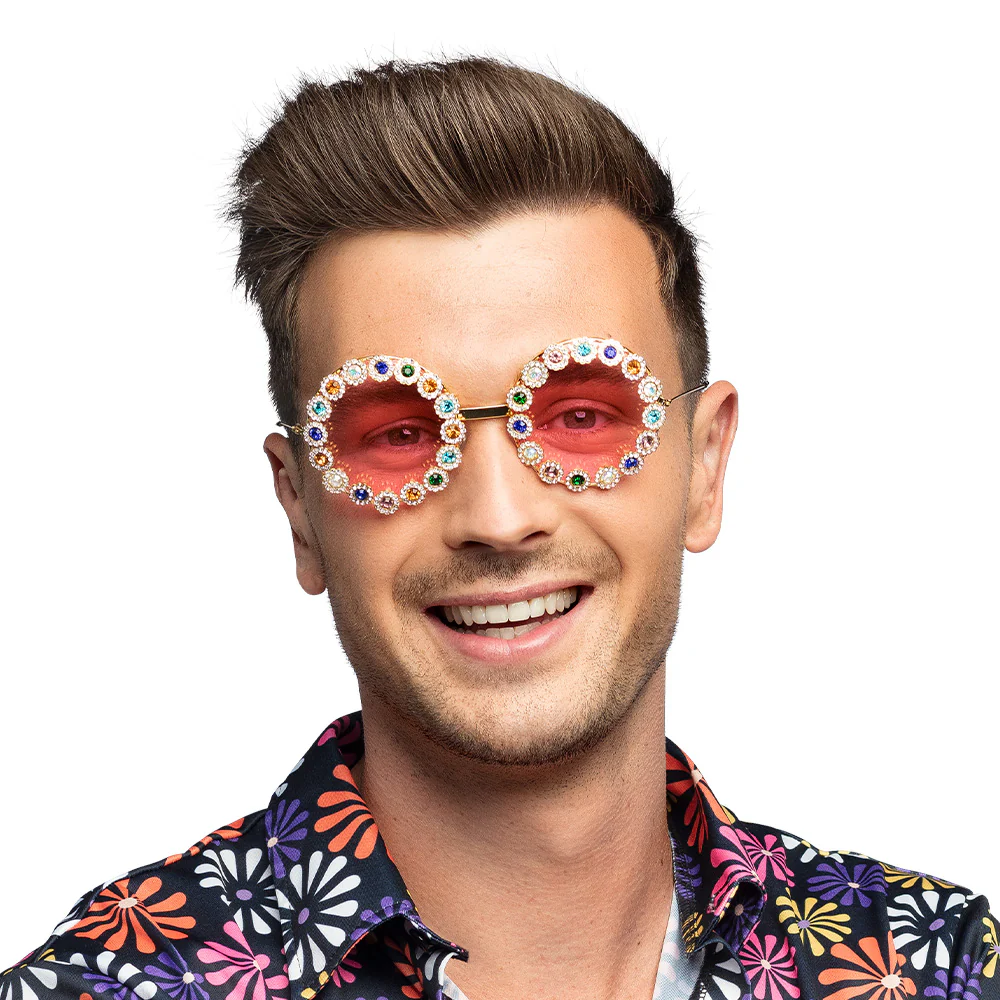 Bril bloemen Crystal Hippie - Image 3