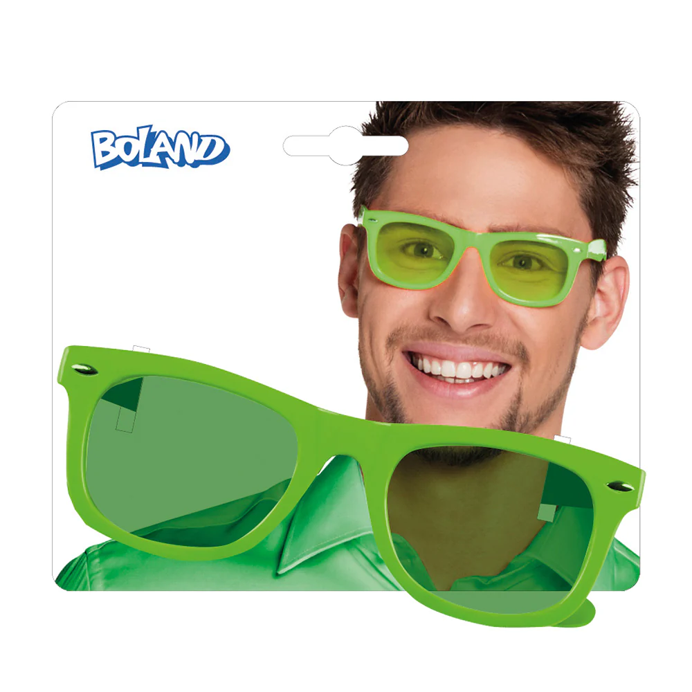 Neon groene bril Dance - Image 3