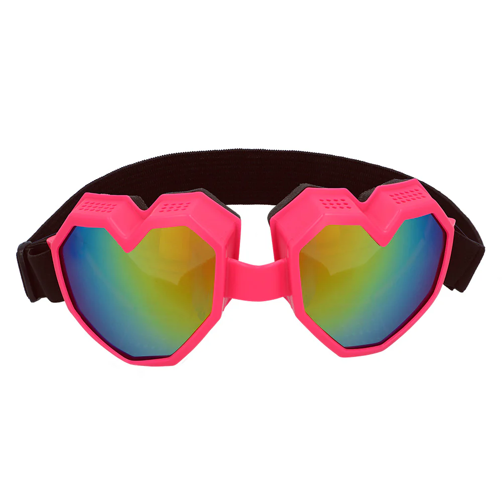 Ski bril Festilove roze hartjes